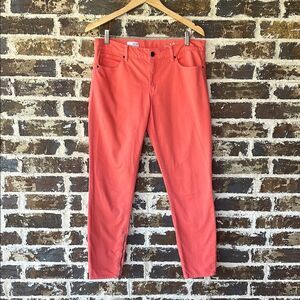 Gap 1969 Zip Leg Legging Jean in Flamingo Size 30/10R